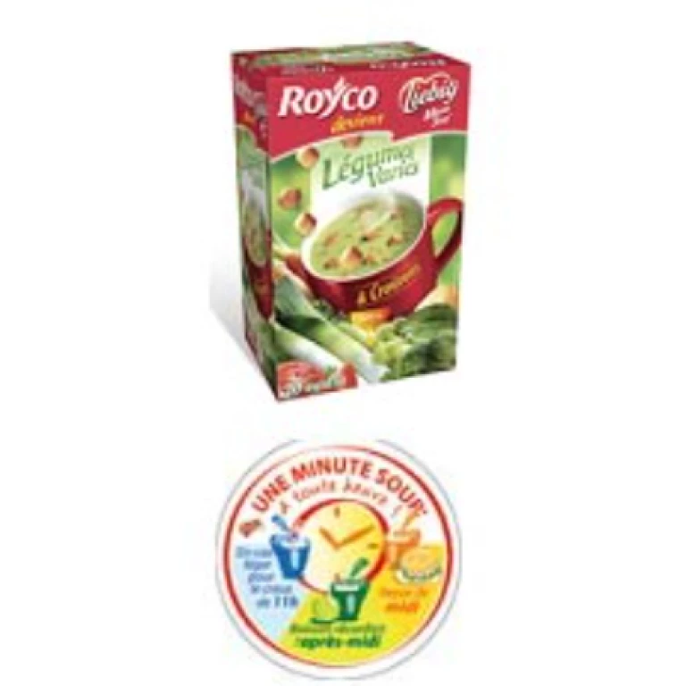 Royco devient liebig minute soup' - légumes variés & croûton