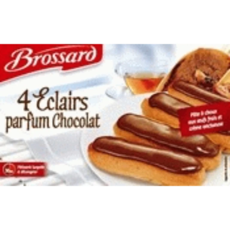 Eclairs au chocolat surgelés brossard : par unité de 50g