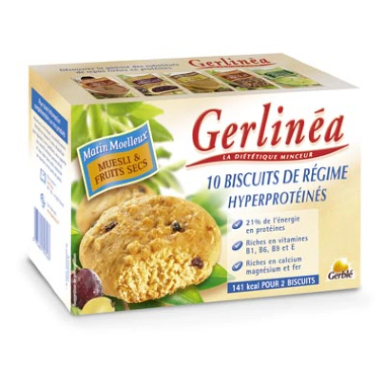 Gerlinea - 'matin moelleux' muesli & fruits secs (biscuit)