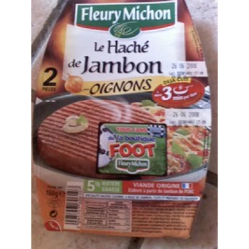 Haché de jambon à l'oignon fleury michon (80g)