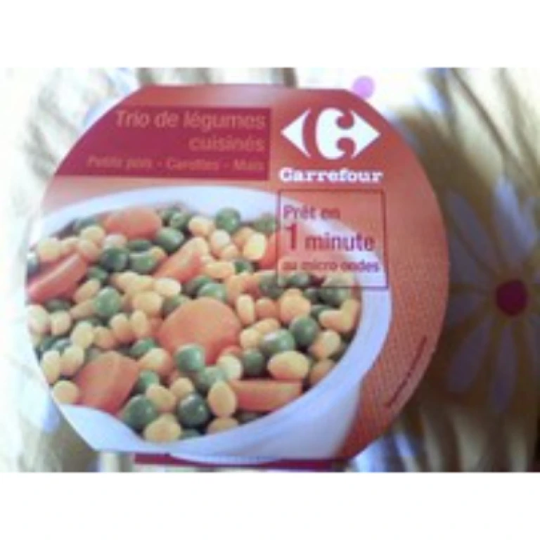 Trio de légumes cuisinés carrefour (200g)