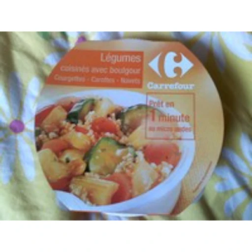 Légumes cuisinés avec boulgour carrefour (200g)