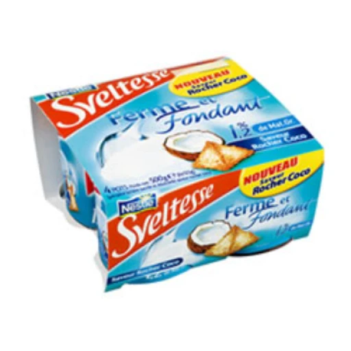 Sveltesse ferme et fondant saveur richer coco (125g)