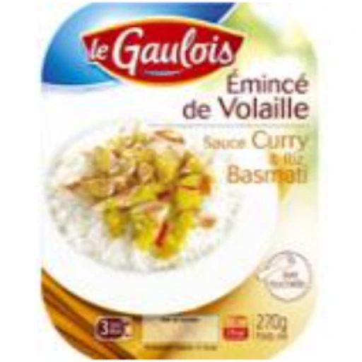 Emince de volaille et riz basmati le gaulois