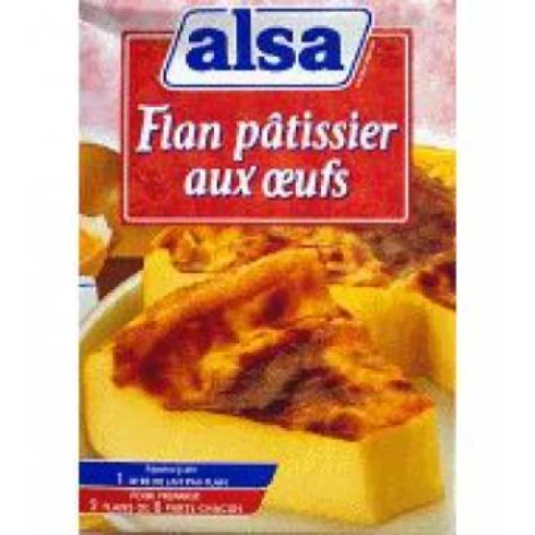 Flan patissier aux oeufs alsa avec lait