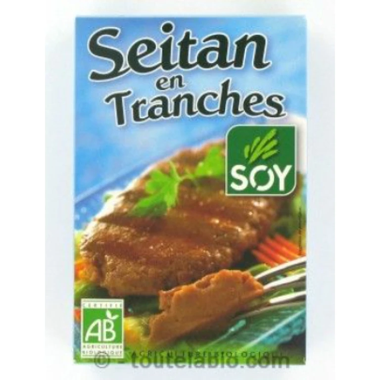 Saitan en tranches soy