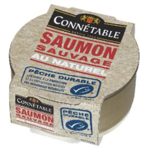 Saumon sauvage au naturel connétable