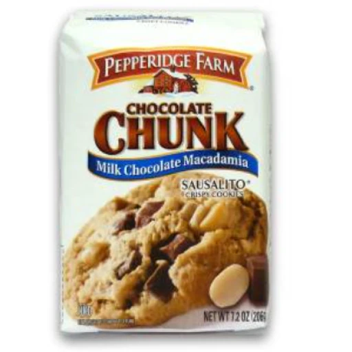 Pepperidge farm chocolate chunk milk chocolate macadamia