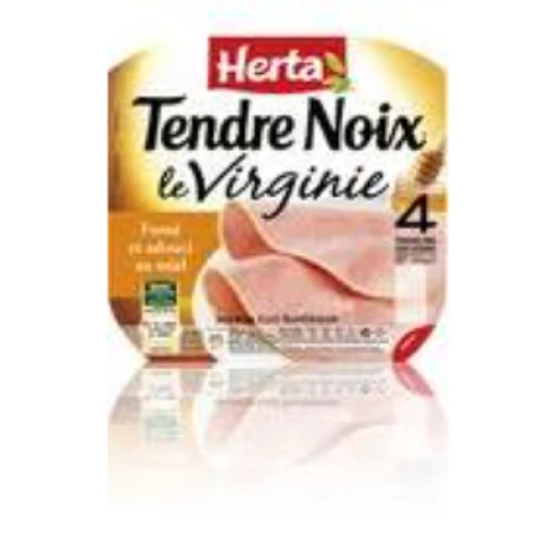 Jambon tendre noix - le virginie- herta