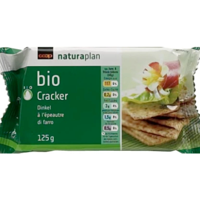 Bio cracker à l'épeautre (coop naturaplan)