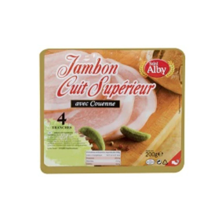 Jambon cuit supérieur avec couenne lidl