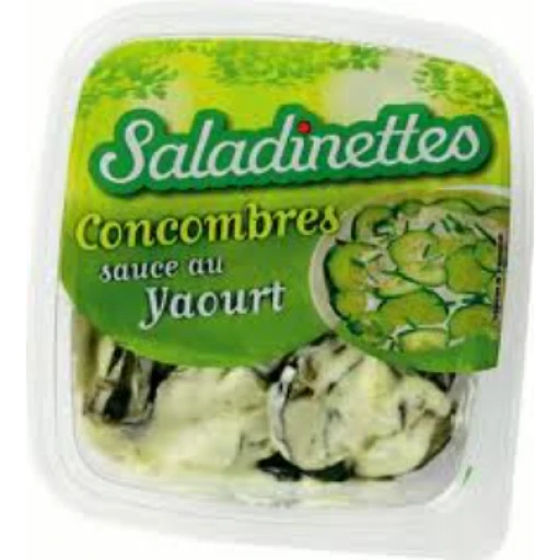 Concombres sauce au yaourt (lidl)