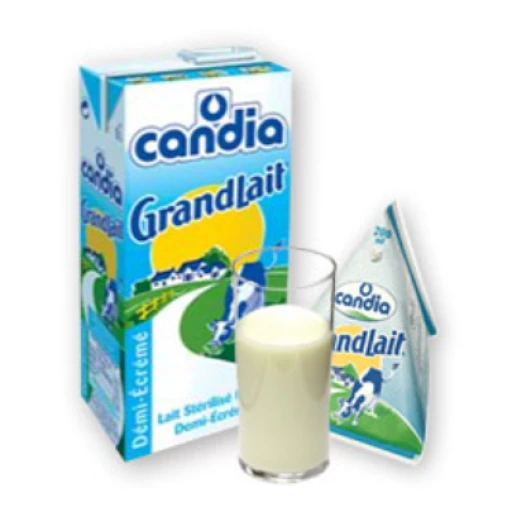 Grandlait candia demi-écrémé