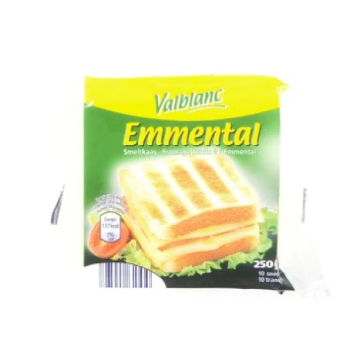 Valblanc emmental fondu 10 tranches aldi