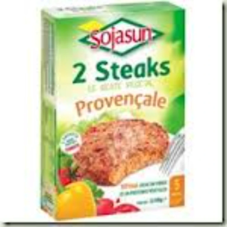 Steak de soja sojasun à la provencale