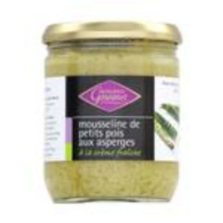 Mousseline de petits pois asperges (monoprix gourmet)