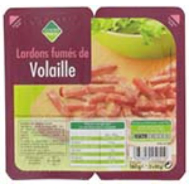 Lardons fumés de volaille