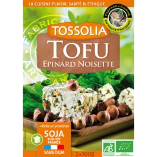 Tofu Epinards Noisettes (Tossolia)