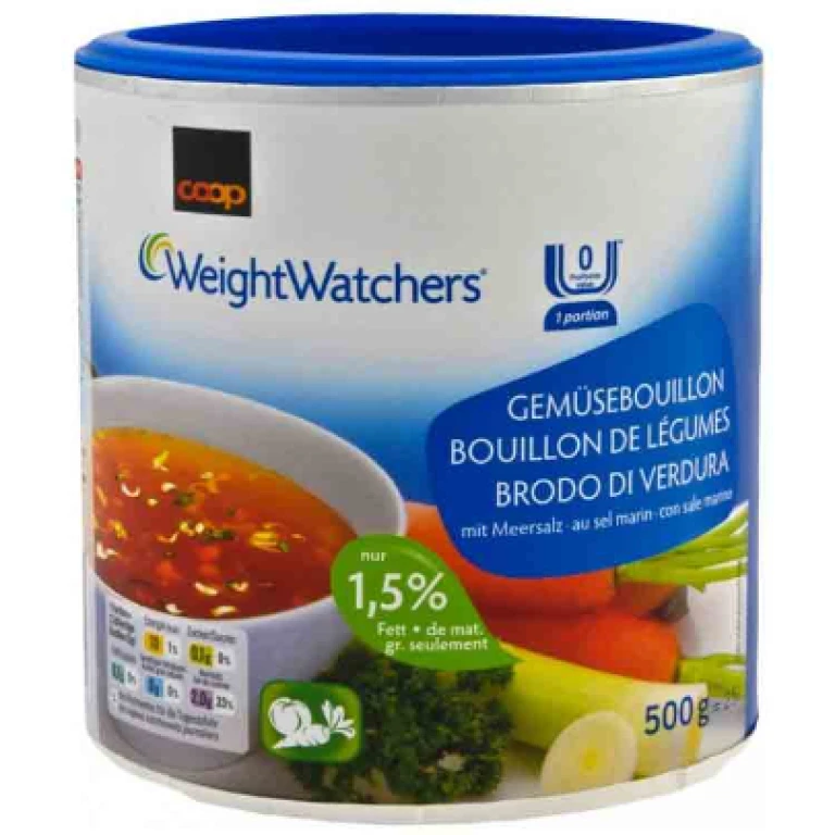 Bouillon Légumes Coop Weight Watchers