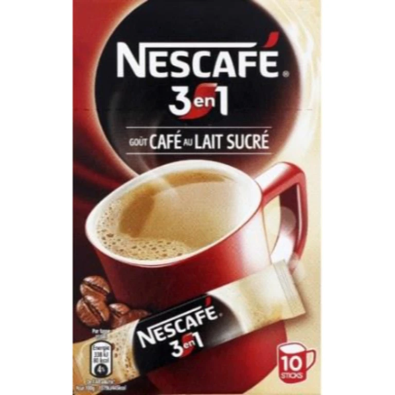 Café 3 en 1 au lait sucré de Nescafé