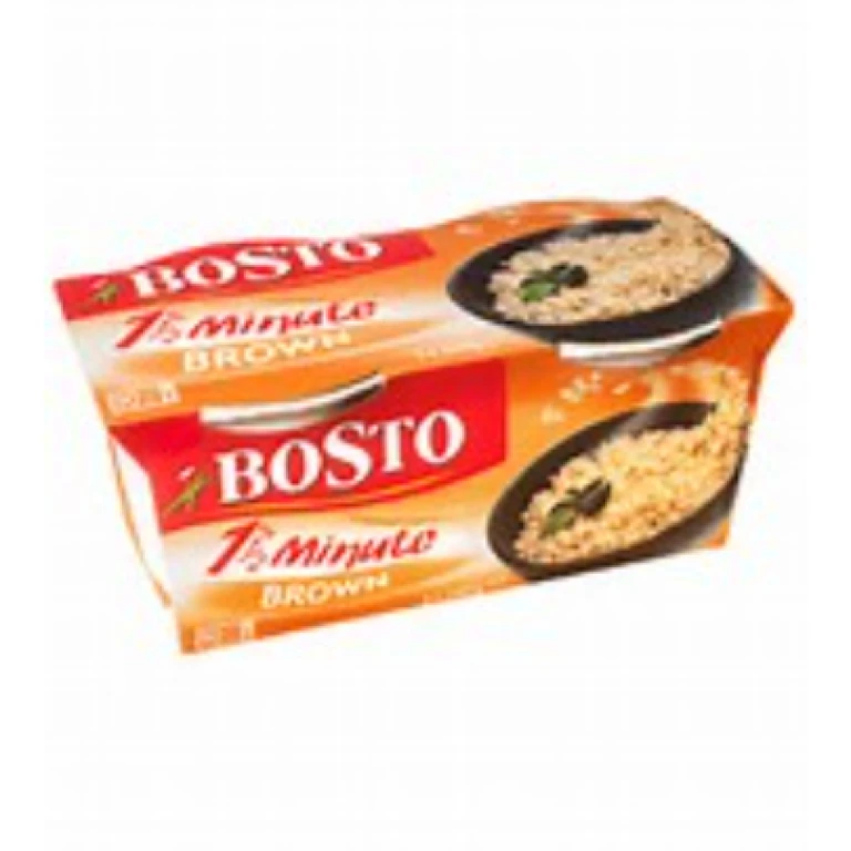 Bosto riz Brown 1 1/2 minute au micro ondes