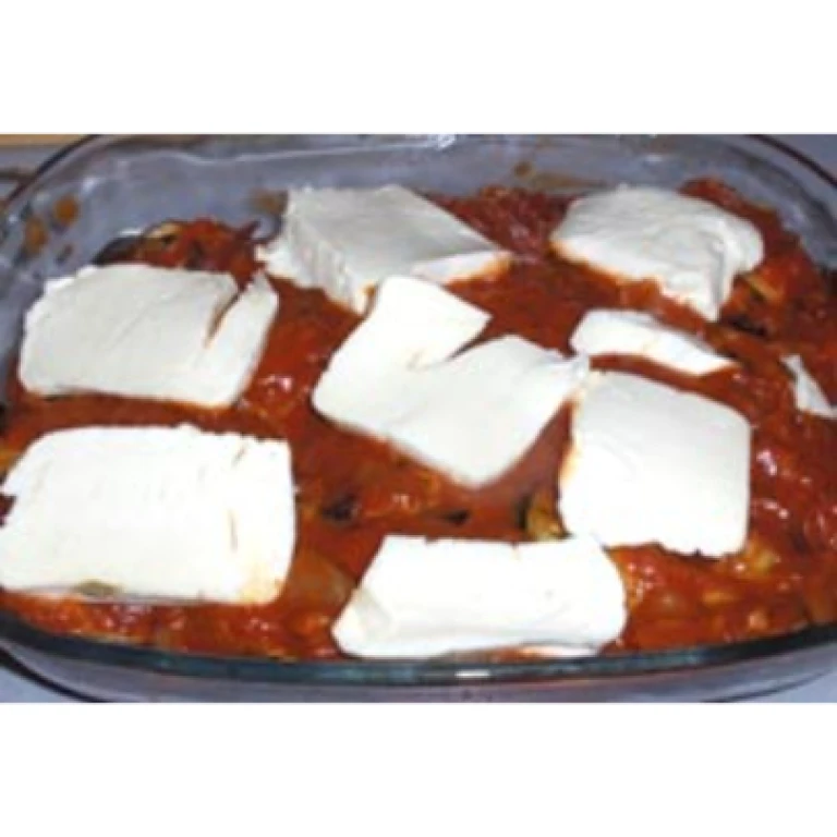 Aubergine tomates mozzarella