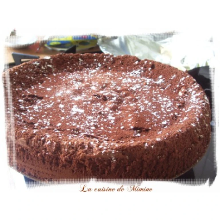 Gateau au chocolat sans beurre