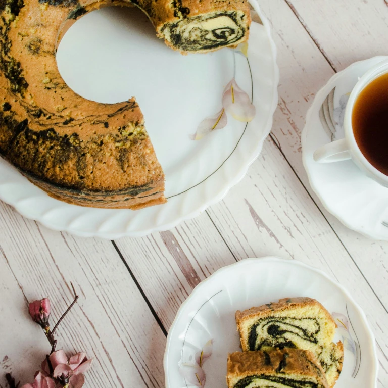 Gateau marbré