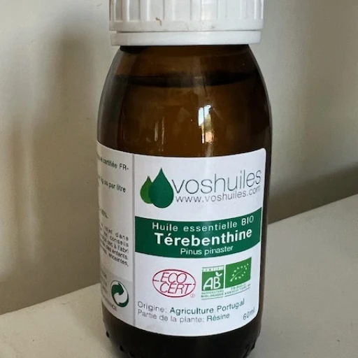 Mon test du produit huile essentielle bio de térebenthine - voshuiles