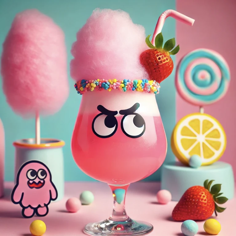 Cocktail barbapapa limonade fraise : une touche de douceur et de fraîcheur