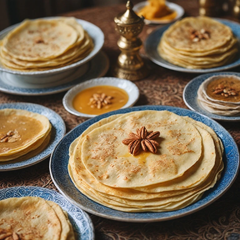 Crêpe marocaine (msemmens)