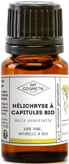 Huile Essentielle d'Hélichryse à capitules BIO AB - Issue de l'agriculture Biologique - Chémotypées HEBBD/HECT - 100% pure et naturelle - Certifié ECOCERT - Fabriqué en France - 5 ml Hélichryse à capitules 5 ml (Lot de 1)