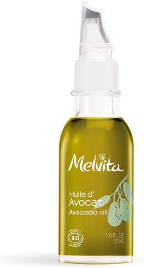 Huile d'avocat bio - Soin visage et corps - Lisse le contour des yeux - Estompe les rides - Réduit les vergetures - 100% Naturel, Vegan - Flacon avec Applicateur Précision 50ml