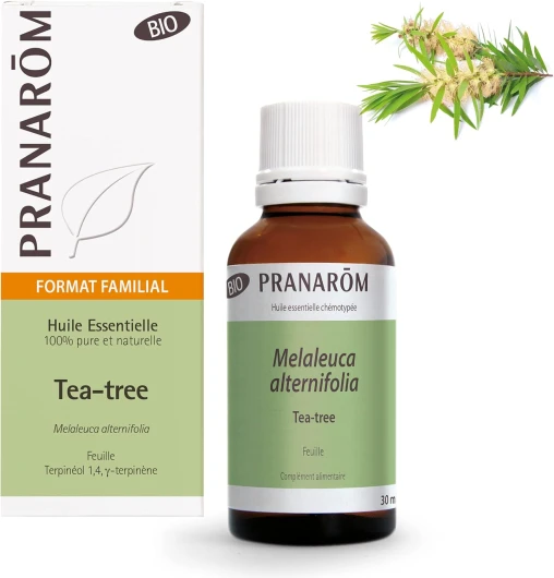 PRANARÔM - Tea Tree Bio - Huile Essentielle Chémotypée - Défenses Naturelles - 100% Pure Et Naturelle - HECT - 30 ml