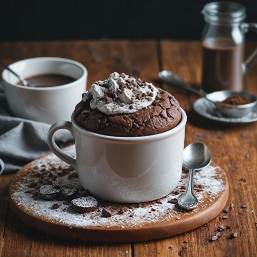 Une recette irrésistible de mug cake au chocolat