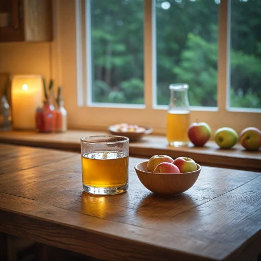 Les bienfaits du vinaigre de cidre et de l'eau chaude le soir pour perdre du poids