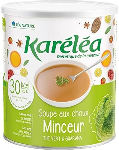 KARÉLÉA - Soupe Minceur Aux Choux Plantes Celluli Control 300G - Lot De 3 - Offre Special