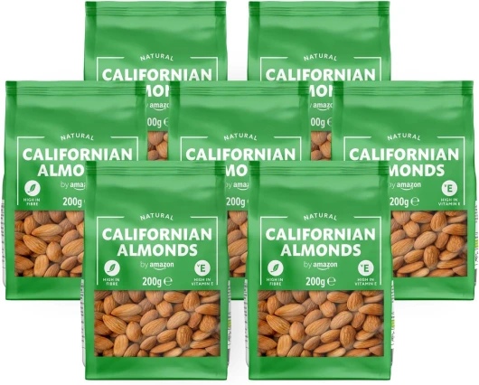 Amandes de Californie Décortiquées, 1400g, 7x200g