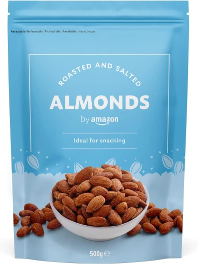 Amandes grillées et salées, 500 g 500g