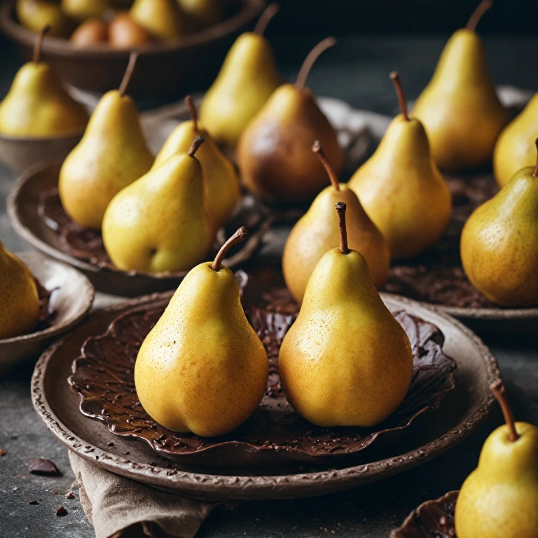 Savourez les Délices des Poires et du Chocolat