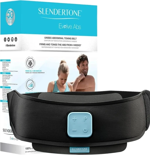 Slendertone Evolve Ceinture de tonification Abdominale Adulte Unisexe, Noir, 61-107 cm Unique