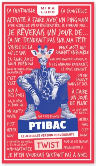 PTIBAC Twist – Jeu de société – le vrai petit bac en version renversante et hilarante