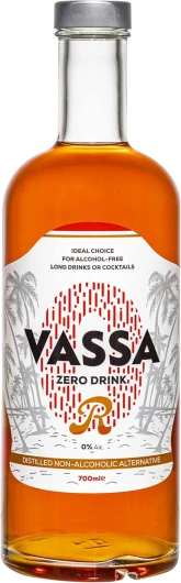 VASSA ZERO R sans alcool 700 ml, idéal pour les cocktails connus aussi comme mocktails et les long drinks, avec le goût original, l'arôme et les propriétés du rhum traditionnel