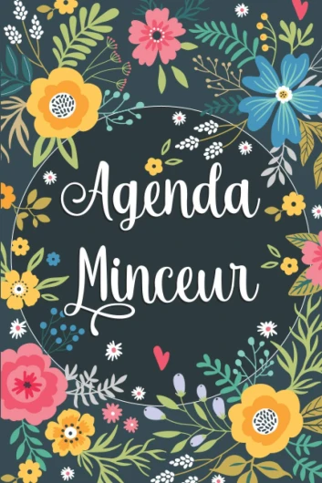 Agenda Minceur: Journal alimentaire et d’activité sportive à compléter pendant 90 jours - Cahier de suivi de régime journalier et perte de poids - journal alimentaire calorique et sportif