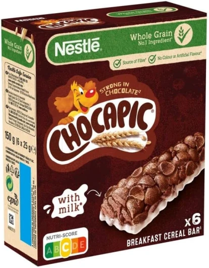 CHOCAPIC - Chocapic Barres Céréales Et Lait 150G - le Lot De 4