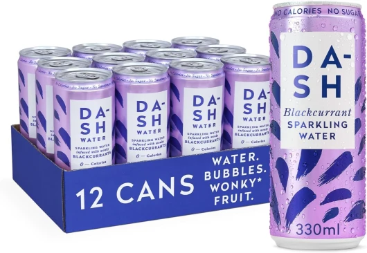 Cassis – 12x Eaux pétillantes aromatisées au cassis - SANS Sucre, SANS Édulcorant, SANS calories – Infusées avec des Fruits rejetés (12x330ml) Cassis 330 ml (Lot de 12)