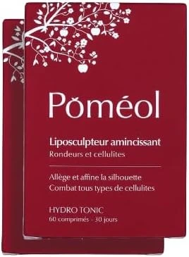 POMEOL - Complément Alimentaire Anti-cellulite - Programme Minceur - Coléus forskohlii, Marc de raisin, Fenouille, Vitamines C, B2, B6, B12 - Allège, affine la silhouette - Liposculpteur 2 mois Complément 60 jours