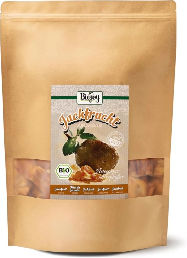 Jackfruit séché BIO (1 kg), morceaux du jacquier, sans soufre