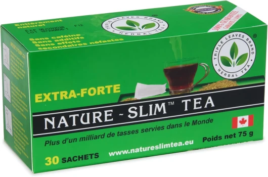 Extra Forte - Thé Minceur Detox Naturel Perte de Poids - Tisane Minceur Digestive Purifiante et Laxative - Infusion 100% Naturelle Anti Retention Eau Améliore le Transit - 30 Sachets