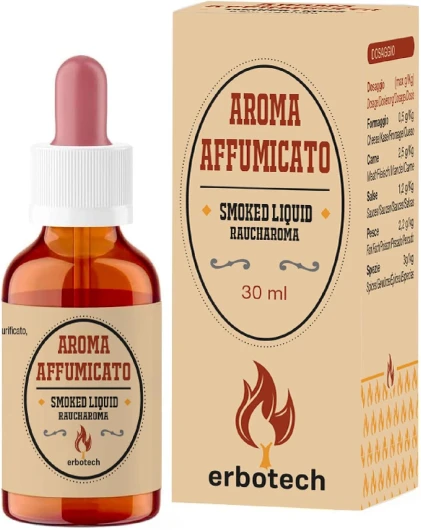 , Fumée Liquide, Additif Alimentaire Concentré, Offre Une Saveur Intense Et Fumée À Vos Plats, Idéal Pour Les Barbecues, La Viande Et Les Fromages, Pour Végétariens, Sans OGM, Vegan, 30 Ml